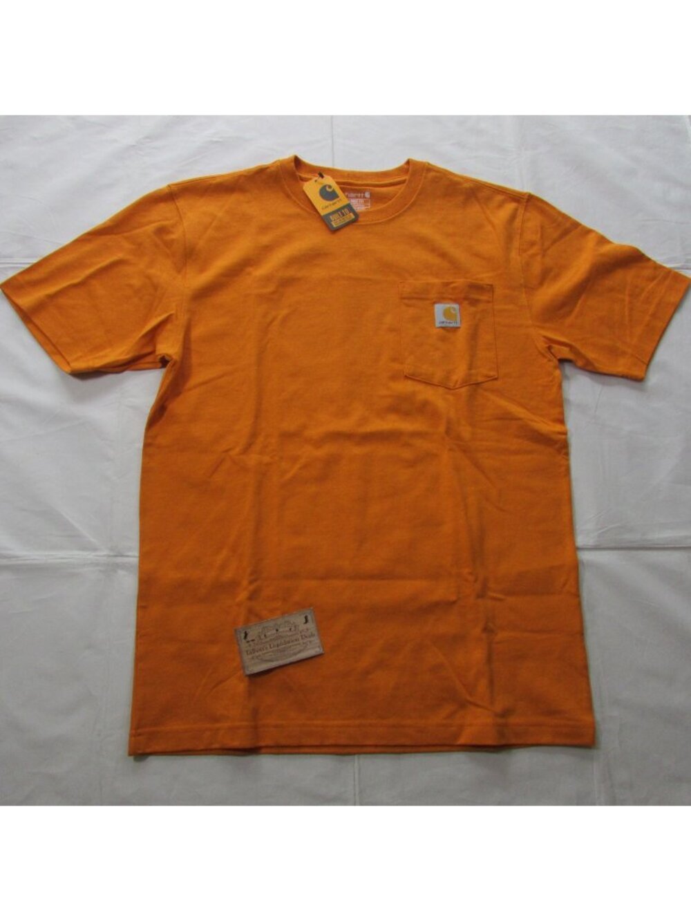 Carhartt Men's Loose Fit Heavyweight Short Sleeve Pocket T-Shirt Rust Heather K8
